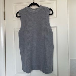 Wilfred Gray Sleeveless Sweater